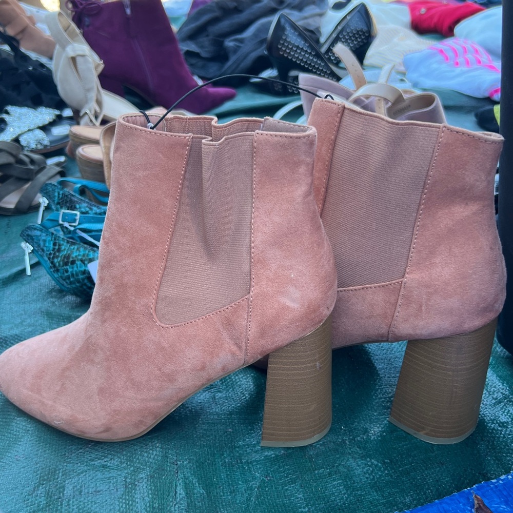 Peach Booties